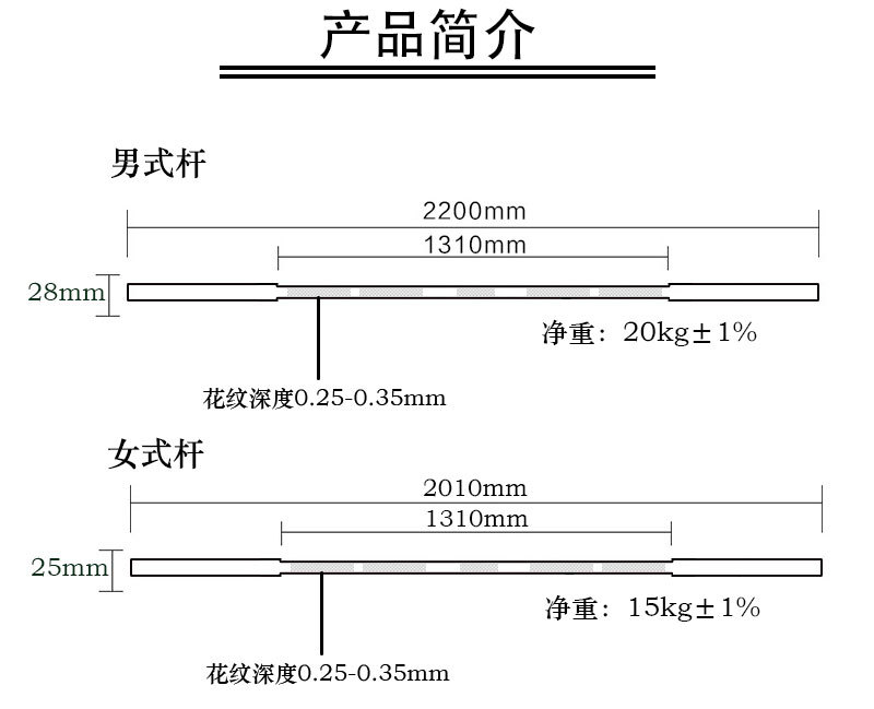 男（女）子训练杆